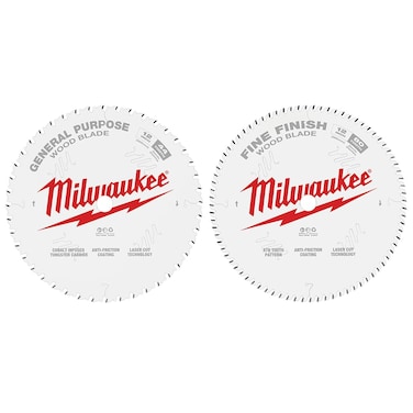 Milwaukee Accessory 48-40-1232 44-Tooth and 80-Tooth Circular Saw Blade