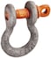 CM M645G Super Strong Anchor Shackle with Galvanized Screw Pin, 1/2 Ton Work Load Limit, 3/16" Size