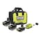 RYOBI ONE+ 18V Lithium-Ion HIGH Performance Starter Kit with 2.0 Ah Battery, 4.0 Ah Battery, 6.0 Ah Battery, Charger, and Bag