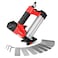 Arrow 4-in-1 Pneumatic 18 Gauge Flooring Stapler/Nailer, Oil-Free Mini 18 GA Pneumatic Flooring Staple Gun/Nail Gun with 1200 Pcs Staples/Nails, Adjustable Depth, for Upholstery, Flooring