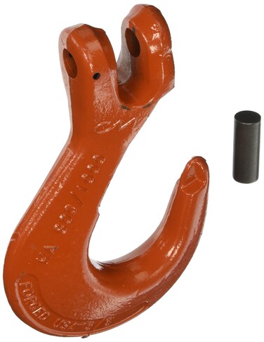 CM 557721 Clevlok Sling Dual Rated Hook Without Latch for Use with HA800 or HA1000, 22,600 lb Work Load Limit, 5/8" Size