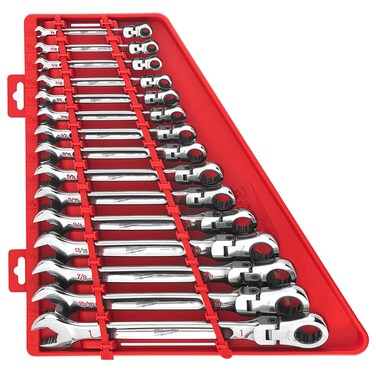 Milwaukee 15 Piece SAE Flex Head Wrench Set