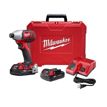 Milwaukee 2657-22CT M18 2-Speed 1/4" Hex Impact Driver Kit