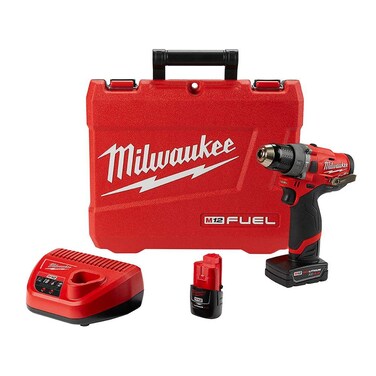 Milwaukee Electric Tools 2504-22 M12 Fuel 1/2" Hammer Drill Kit