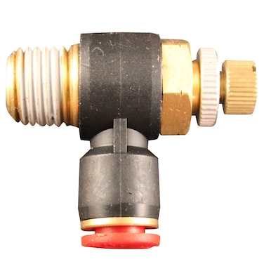 Milton 2213-1 1/8" MNPT 1/4" OD Push to Connect Meter In Flow Control - Box of 5
