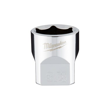 Milwaukee Socket 6-Point CHRM 3/8X3/4IN 45-34-9068