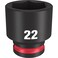 Milwaukee Socket 6 Point STD 3/8INX22MM 49-66-6145