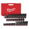 Milwaukee Socket Set MET &amp; SAE IMP 3/8IN 49-66-7009