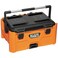 Klein Tools 54803MB MODbox Medium, Heavy Duty Tool Box, Deep Box Tool Box Organizer, Includes Removable Tray, Heavy Duty, Water and Debris Resistant, Stackable Tool Box Module