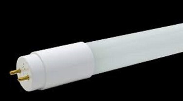 GE 43293 LED12ET8/G/4/850 Glass LED Tube Lamp Plug n Play, Frosted, 5000K (Stark White), G13 Base, 80 CRI, 1750 Lumen DLC, UL, (Pack of 20)