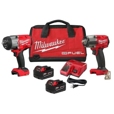 Milwaukee Tool 3010-22 M18 FUEL 1/2" HTIW &amp; 3/8" MTIW Automotive Combo Kit