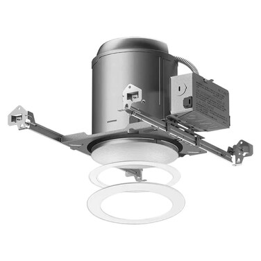 Halo E7ICAT6100WB-6PK E26 Series Recessed Housing with Tapered Baffle (6 Pack), 6 In, White