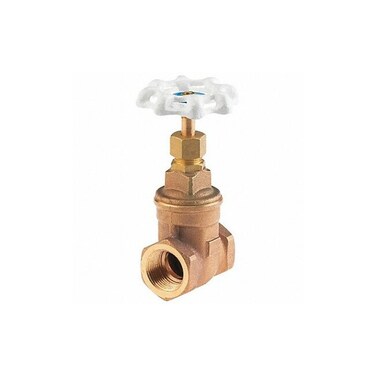 Gate Valve, 1 In., Bronze, Non-Rising Stem