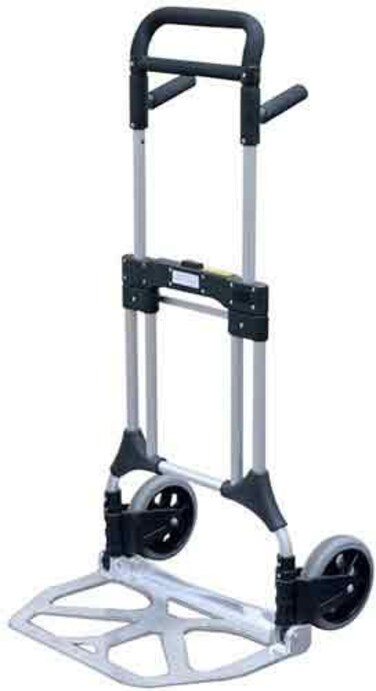 Milwaukee Hand Trucks 33893 Aluminum Fold up Hand Truck with 8-Inch Tires