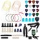 66PCS Guitar Accessories Kit, Acoustic Guitar Changing Tool, Including Acoustic Strings, Guitar Picks, Capo, String Winder&amp;Cutter, Tuner, Guitar Bones,for Guitar Players and Guitar Beginners