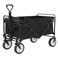 PayLessHere Collapsible Wagon Folding Foldable Garden Cart with Large Capacity, 330 LBS Capacity Portable Utility Wagon Cart Heavy Duty for Beach Camping Shopping Garden,Black
