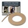 House2Home Upholstery Tack Strip, 1/2 Inch x 10 Yard Roll, Great for Making Professional Edges on Furniture, Couch, Chair, and Sofa, Includes Instructions