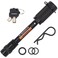 TowWorks 79631 Keyed Unique 5/8" Trailer Hitch Lock with Extra Long 3-1/4" Span, Double Safety Tow Hitch Receiver Locking Pin for Class III IV Hitches with 2" and 2.5" Receivers