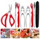 Crab Leg Crackers and Tools - Lobster Crackers and Picks Set Shellfish Crab Claw Cracker Stainless Steel Seafood Crackers &amp; Forks - lobster tools for eating