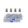 Wang-Data 100 Sets M6 Square Hole Hardware Cage Nuts &amp; Mounting Screws Washers for Server Rack and Cabinet (M6 X 20mm)(Screw+Washer+cage nut)