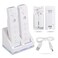 Rechargeable Battery Packs with Charger for Wii &amp; Wii U Remote Controller,Montion Plus Controller(Dual Remote Charging Station Dock + 2 Pack 2800mAh Wii Replacement Batteries + USB Cable)