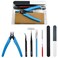 BXQINLENX Professional 8 PCS Model Tools Kit Modeler Basic Tools Craft Set Hobby Building Tools Kit for Gundam Car Model Building Repairing and Fixing(A)