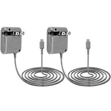DS Lite Charger, DTOL DS Lite Charger Replacement for Nintendo DS Lite, AC Adapter Compatible with DS Charger (100-240v) 2 Pack