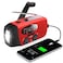 Emergency Hand Crank Radio with LED Flashlight for Emergency, AM/FM NOAA Portable Weather Radio with 2000mAh Power Bank Phone Charger, USB Charged &amp; Solar Power for Camping, Emergency
