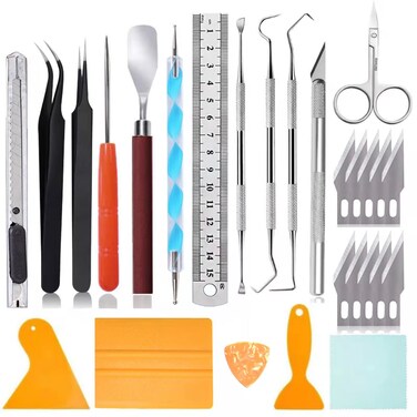 Premium Weeding Tools for Vinyl, Vinyl Weeding Tools kit, Crafting Tools, Craft Basic Set, Scrapbooking Tools, Craft Vinyl Tools and Accessories for Cameos/Lettering/Cutting/Splicing