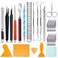 Premium Weeding Tools for Vinyl, Vinyl Weeding Tools kit, Crafting Tools, Craft Basic Set, Scrapbooking Tools, Craft Vinyl Tools and Accessories for Cameos/Lettering/Cutting/Splicing