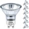 Vinaco GU10 Bulb, 6 Pack Halogen GU10 120V 50W Candle Warmer Bulb Dimmable, MR16 GU10 C 120V 50W Bulb 2800K Warm White, GU10 Halogen Bulb for Candle Warmer Lamp Replacement, GU10 Track Lighting Bulbs