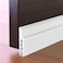 Suptikes Door Draft Stopper Under Door Seal for Exterior/Interior Doors, Strong Adhesive Door Sweep Soundproof Weather Stripping, 2" W x 39" L, White
