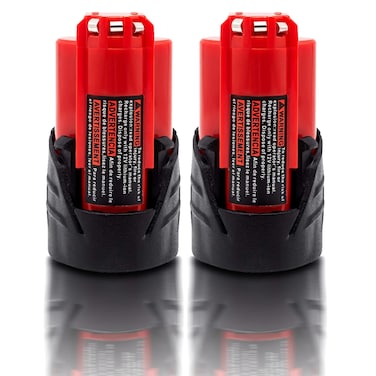 Totoplus Battery Replacement for Milwaukee 12v: Batteries 4.0 ah Lithium Compatible with Milwaukee 12 Volt M12 Cordless Power Tools 2 Pack 48-11-2411 48-11-2440 48-11-2420 48-11-2401 48-11-2425