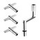 Drum Key Drill Bit Set of 4, 3 Standard Square Lug Drum Key and 1 Fast Rotary Drum Keys for Tuning Drums, Stainless Steels Drum Tuning Key
