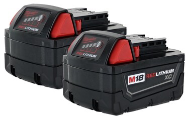 Milwaukee 48-11-1828 M18 XC RED LITHIUM 18-Volt Lithium-ion Cordless Tool Battery ( 2 pack )