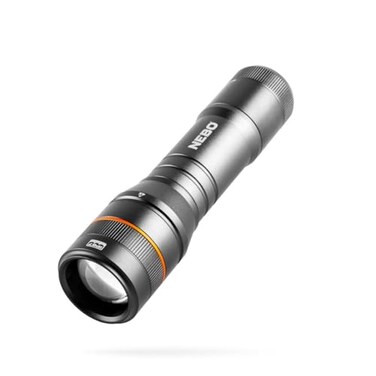 NEBO Newton 500 Lumen Powerful LED Handheld Flashlight   AA Battery Powered Compact Waterproof Flashlight