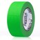 Real Professional Grade Gaffer Tape  USA Made   No Residue   Non-Reflective   Multipurpose  Weather Resistant   Heavy-Duty   Green Fluorescent, 2 in X 30 Yds