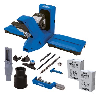 Kreg Tool KPHJ720PRO Pocket-Hole Jig 720PRO - Easy Clamping &amp; Adjusting - Includes Durable Kreg Pocket-Hole Screws - For Materials 1/2" to 1 1/2" Thick