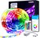 VOLIVO 100ft RGB Led Strip Lights, Color Changing Led Light Strips Kit with 24 Keys IR Remote Control, Music Sync Lighting for Bedroom, Room, Home