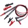 WGGE WG-011 Soft Silicone Test Lead and Safety Alligator Clips,Multimeter Test Leads Kit CAT III 1000V &amp; CAT IV 600V with Threaded Alligator Clip, for Fluke/AstroAI/KAIWEETS/INNOVA Multimeter