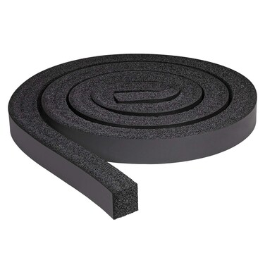 Yotache Window Air Conditioner Foam Insulation Strip 2 Pcs 1 X 1 Inch, No Glue Thick Foam Weather Seal Strip with High Resilience, Total 13 Feet Long