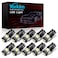 Yorkim 194 LED Bulbs White 6000k Super Bright 5th Generation, T10, 168 LED Bulb for Car Interior Dome Map Door Courtesy License Plate Lights W5W 2825, Pack of 10