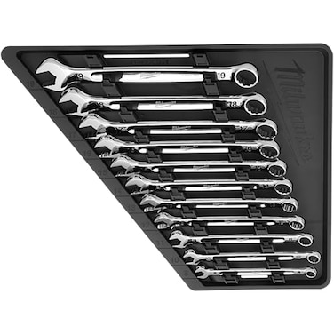 . Milwaukee 11 Pc Metric Combination Wrench Set