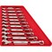 . Milwaukee 11 Pc SAE Combination Wrench Set