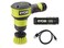 RYOBI USB Lithium Compact Scrubber Kit with 2.0 Ah Battery, USB Charging Cord, and 2 in. Medium Bristle Brush, Green