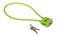 Lockdown 15 Inch Cable Gun Lock with Non-Marring, California DOJ Approved Design and Keyed Padlock for Secured Storage of Rifles, Pistols or Shotguns, Green