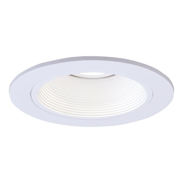 HALO Recessed 1493W 4-Inch Trim with Baffle, White