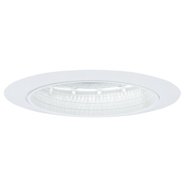 HALO 5010W 5-Inch Trim Baffle, White Trim with White Baffle
