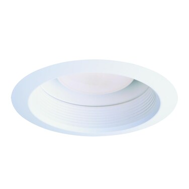 HALO 30 Series 6 in. White Recessed Ceiling Light Fixture Trim Kit with Air-Tite Baffle and Reflector