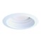 HALO 30 Series 6 in. White Recessed Ceiling Light Fixture Trim Kit with Air-Tite Baffle and Reflector